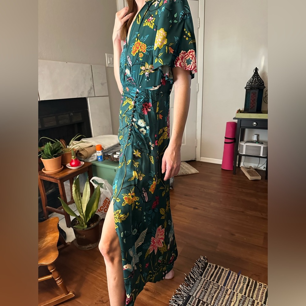 MAEVE Anthro flower dress size 2